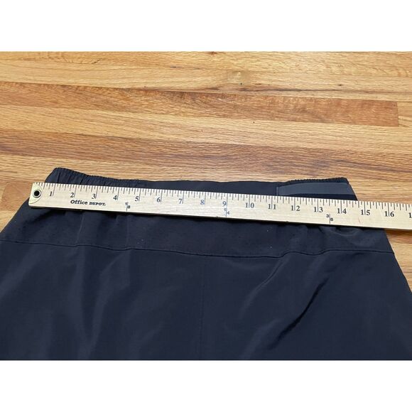 Lululemon Men's Shorts Athletic Running Elastic Waist Flat Front Stretch L Black - Picture 6 of 8
